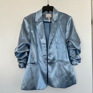 Cinq a Sept - Satin Blazer in Blue. New.